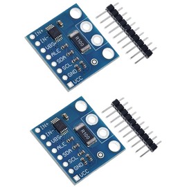 Hailege 2pcs INA226 I2C IIC Bidirectional Current Monitoring Sensor Performance Monitor Sensor with Alarm Function