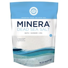Minera Dead Sea Salt, 100% Pure & Certified 5lbs Bulk Bag-Fine Grain