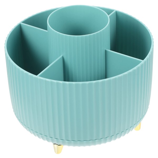 jojofuny Rotatable Desk Pen Holder Multi Functional Organizer for Makeup