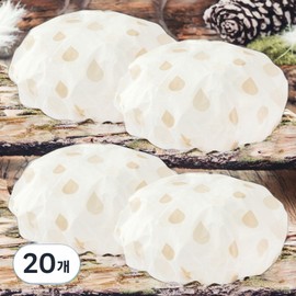 Deep Talk Hair Styling Perm Scissors EVA Shower Cap Luxury Waterproof Bathing Cap DT0936 20pcs Apricot / 딥톡 헤어스타일링 파마용가위 EVA 샤워캡 고급 방수 목욕 모자 DT0936 20개 살구