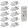 WELURE 10-Pack G8 Halogen Bulbs for GE Microwave - Replacement