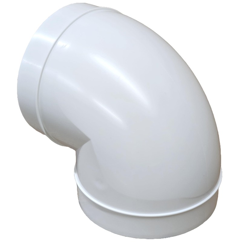 Fantronix 90 Degree Elbow Connector Bend 150mm - 6 inch