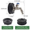 Horiznext 275 330 Gallon IBC Tote Tank Adapter and Water