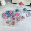 FineInno 4Pcs Flower Silicone Candle Molds for Candle Making 3D