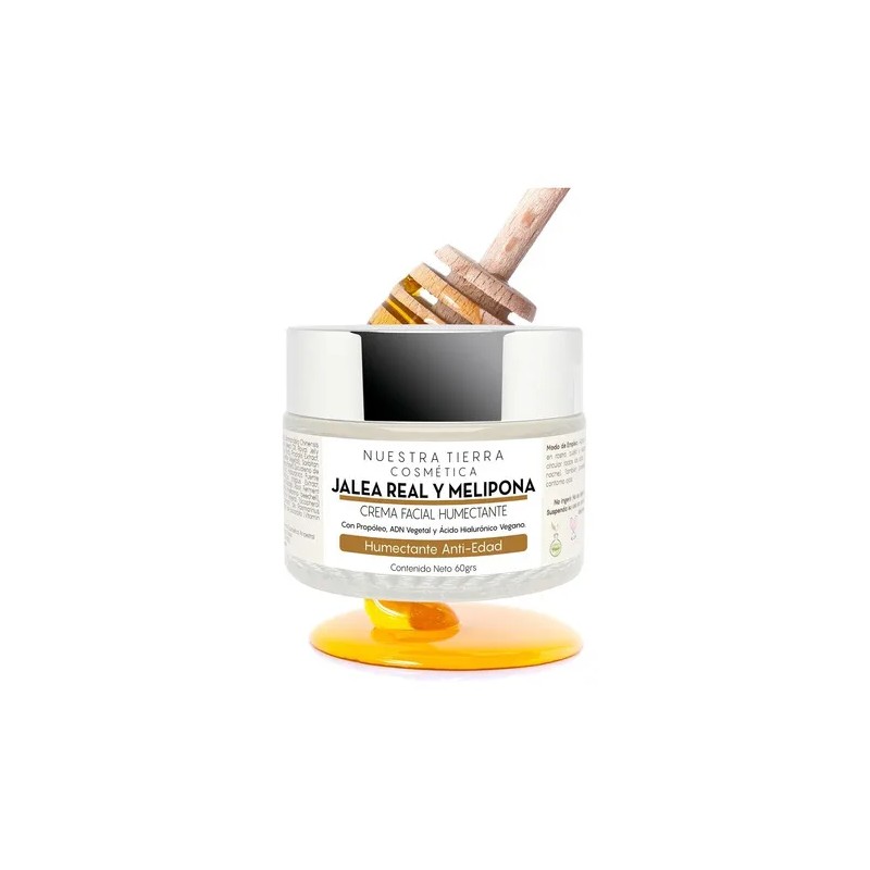 Crema Humectante cicatrizante Anti edad Jalea Real Melipona Todo tipo