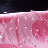 BAIHT HOME Pink Leaves Decor Soft Fabric Shower Curtain Water-Repellent