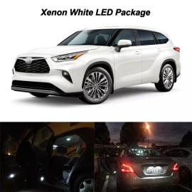 D15 Lighting White LED Interior Bulb License Plate Light for 2008-2023 2024 Toyota Highlander