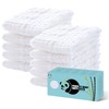 HIPHOP PANDA 10 Pack 6-Layers Muslin Burp Cloths Large -