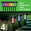 Bell+Howell Solar Pathway Lights Color Changing LED Solar Lights Outdoor,