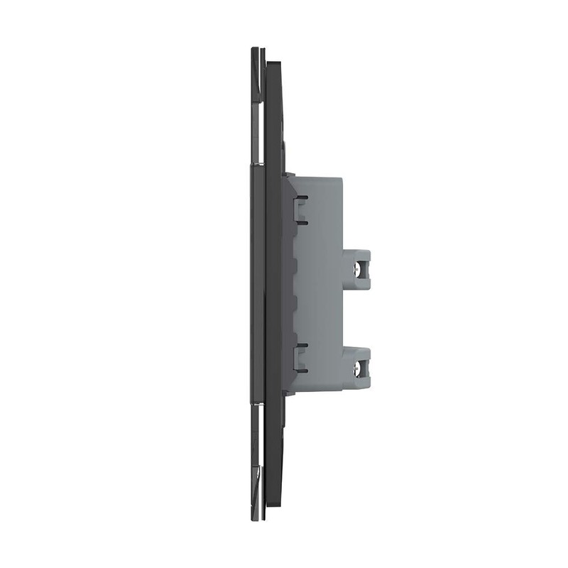 LIVOLO Black Duplex Receptacle 15A Standard Decorative Electrical Wall Outlet