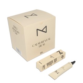 M - PACK OF 25 Brow Eyebrows Aftercare Gel Ointment For Microblading, Brows & Permanent Make Up - Repair Gel Tube - Anti-Inflammatory, Better Pigment Retention Eyebrow Protector 10g/0.34 fl oz (Nude)