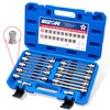 RIZOM 20-Piece 3/8 Inch Drive Long Ball End Hex Bit