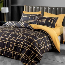 Pamposh Pamposh Double Duvet Set Premium Brushed Microfiber Duvet Cover Double Ultrasoft Hypoallergenic Duvet Double Cover Set Non Iron Luxury Bedding Sets With Zipper Closure