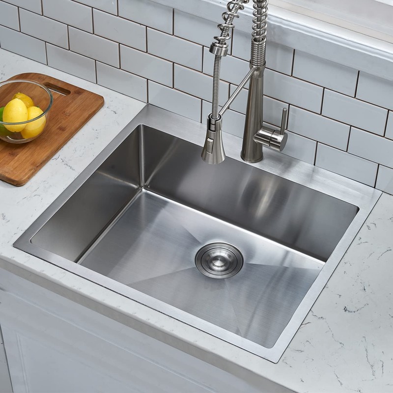 SHACO 18x18 Inch Drop In Bar Sink,18 Inch Small Kitchen