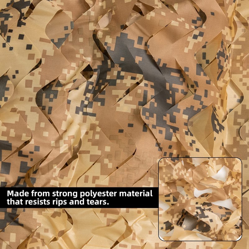 LOOGU Camo Netting, Camouflage Net Blinds Great for Sunshade Camping