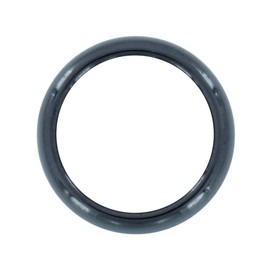 LES POULETTES BIJOUX - Large Hematite Ring - 10 mm Size 66