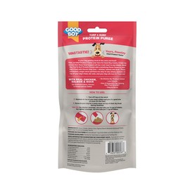 GOOD BOY Turk & Surf Protein Purees Dog Food Mixers for All Adult Dogs, 10 Count, Easy Single-Serve Triple Flavor Topper Treats with Chicken, Salmon and Duck