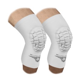 Bucwild Sports Rodilleras de compresión para baloncesto, voleibol, lucha última intervensión, tallas para jóvenes, niños y adultos