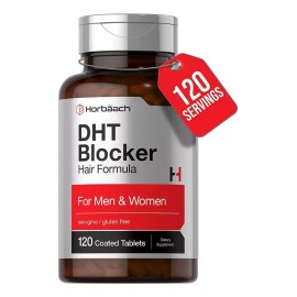 Pure Research Bloquedor Dht 120 Capsulas Apoya El Crecimiento Del Cabello Sabor Sin Sabor