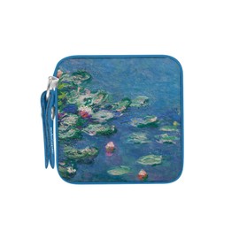 RainCaper Van Gogh Water Lilies Compact Retractable Tape Measure - Portable Dual-Sided Sewing & Crafting Measuring Tool with Easy Push Retractable Button (60"/150cm)