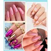 Gold Chrome Nail Powder BISHENGYF -【Fairy Effect】Pink Chrome Nail Powder