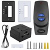 Gas Fireplace Remote Control Kit for Millivolt Valve, On/Off Fireplace