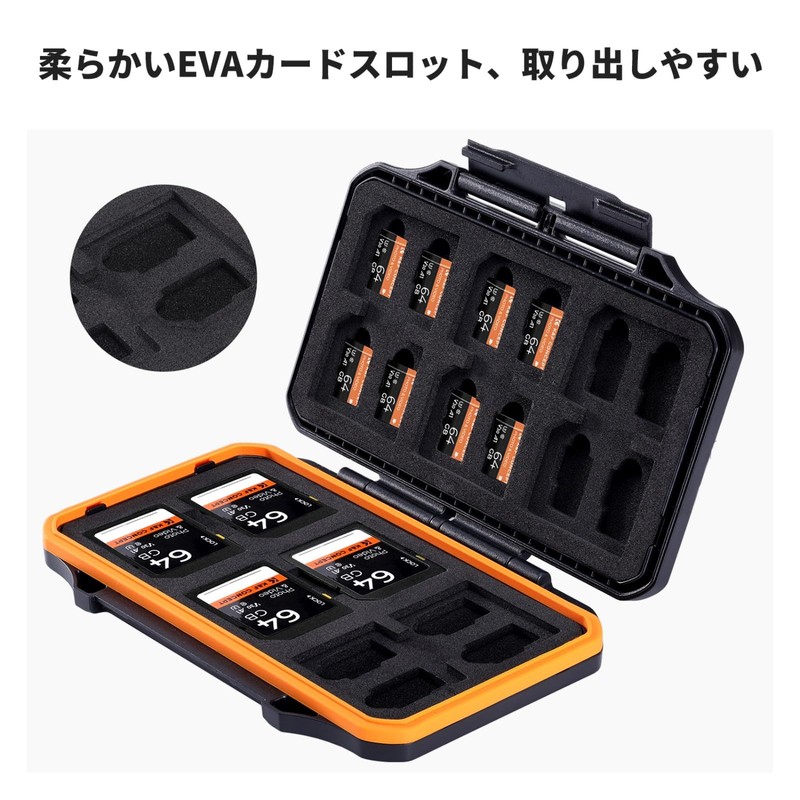 K&F CONCEPT Large Capacity 36 Slots Memory Card Case