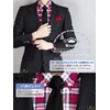 W&M Solid Color Washable Pointed Knit Tie, Necktie, 2.2 inches