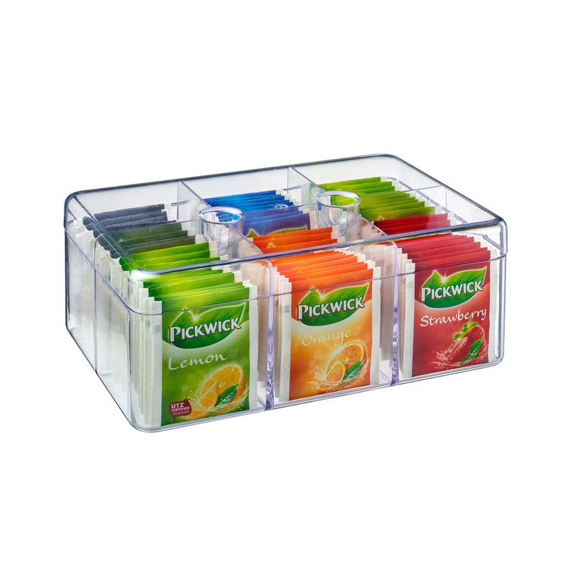 MEPAL, STORA Rectangular Tea Box for Elegant Tea Bag Storage,