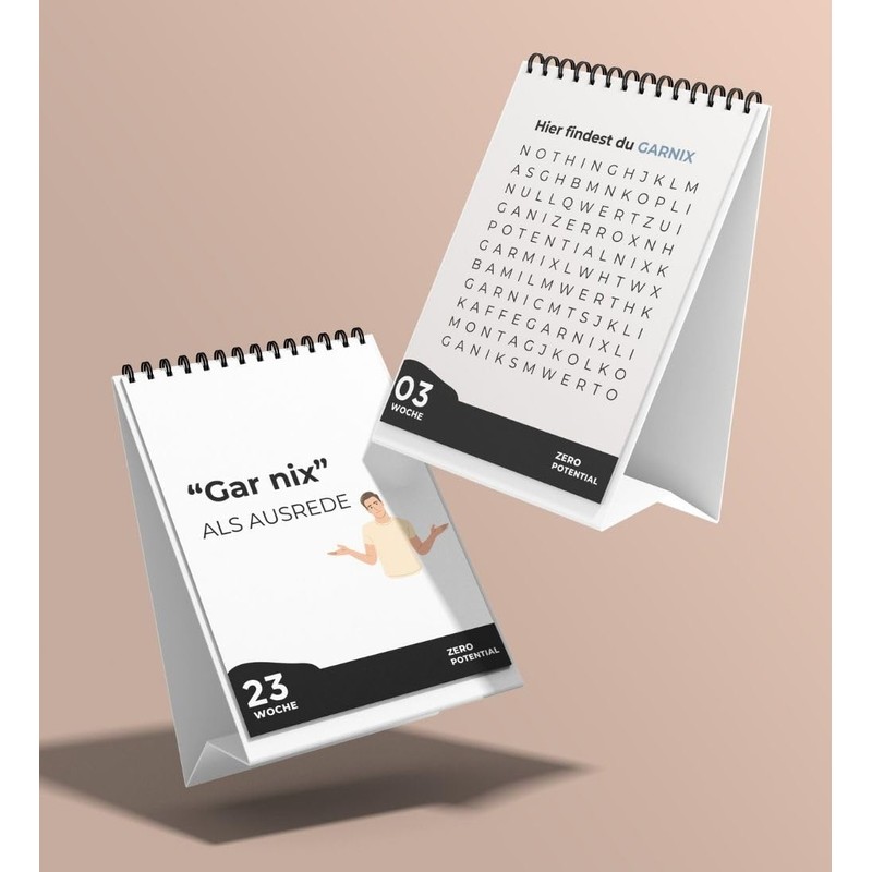 Nix Calendar 2025 - For People Who Want Nothing, A