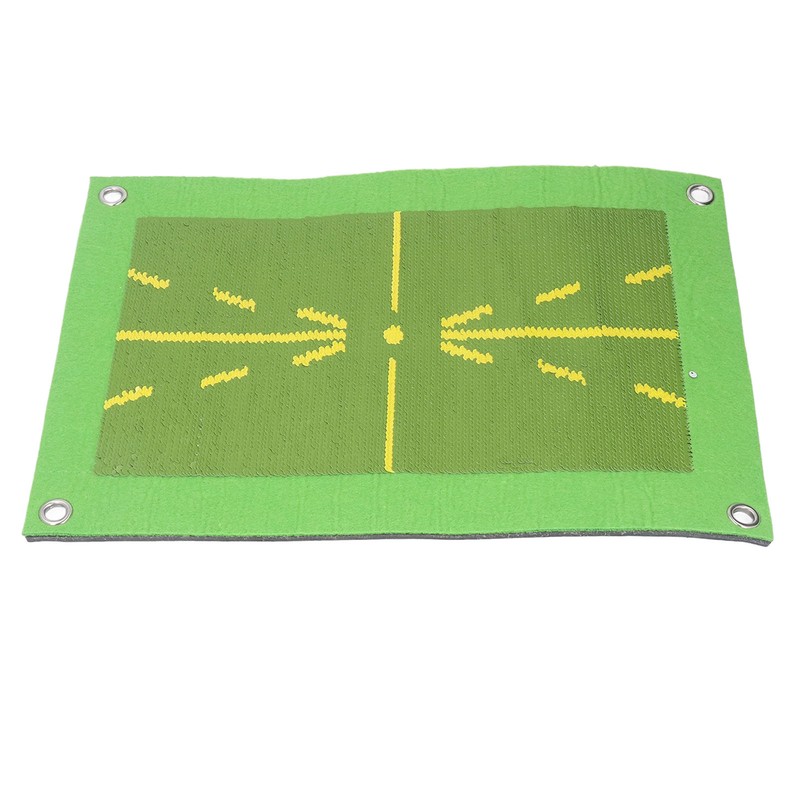 Hitting Practice Mat for Swing Detection Batting Path Visual Feedback