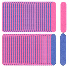 cobee 100 limas de uñas profesionales, limas de uñas de grano 180/240, tablero de esmeril de doble cara, herramientas de manicura para mujeres (3.3 x 