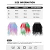 Tulle Skirt for Girls, Elastic Waistband, Irregular Tutu Skirt with