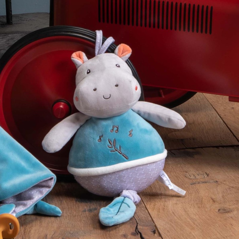 GIPSY Toys - Hippo - Music Box - Musical Plush