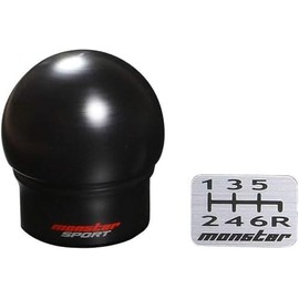 MONSTER SPORT Monster Shift Knob C Type M12 x P1.25 Spherical Black φ=47mm h=51.5mm Swift Sport [ZC33S] 831121-7650M