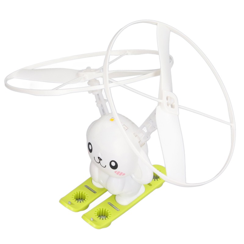 Bubble Blowing Helicopter Toy USB Rechargeable Automatic Induction Bubble Flying