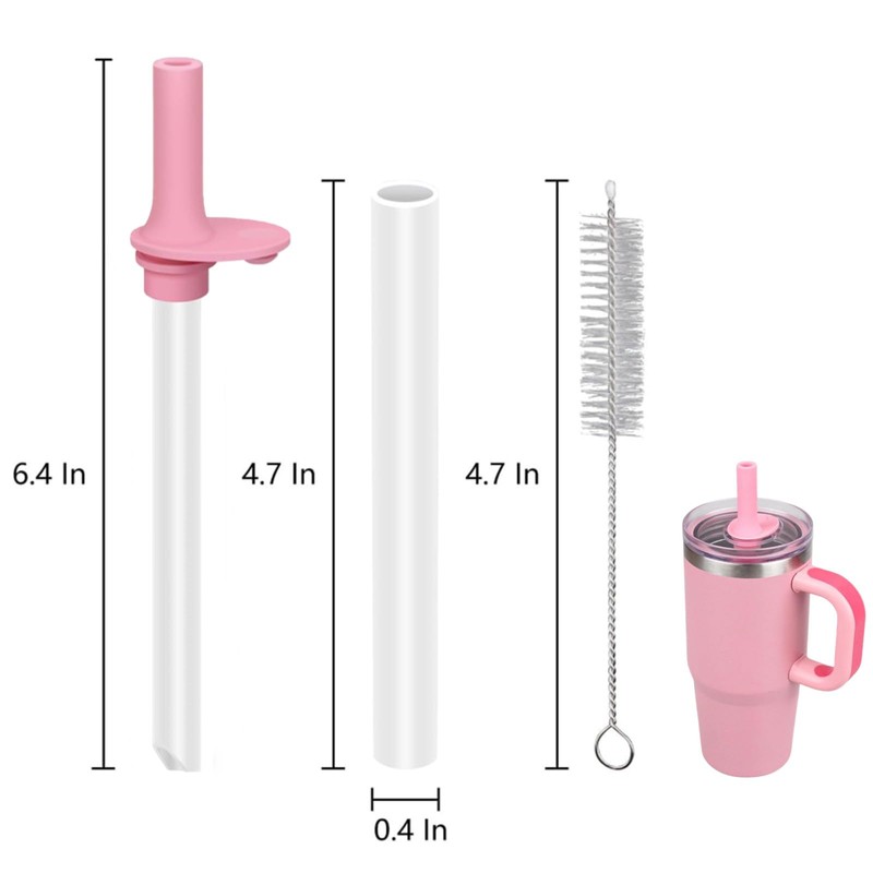 NCYOEW Replacement Straws Compatible With YAYA 12oz My First Travel