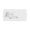 'Schnauzer Puppy Relaxing' Pill Box with Tablet Splitter (PI00032000)