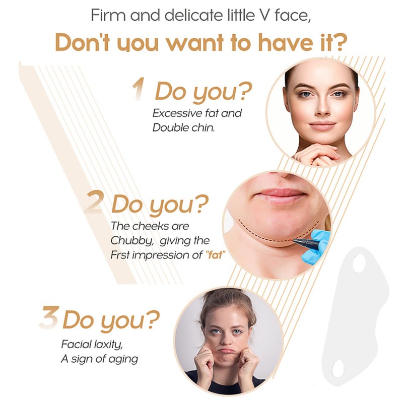 Reepic Cosmer 4 Pack V-Line Lifting Mask | 24K Gold