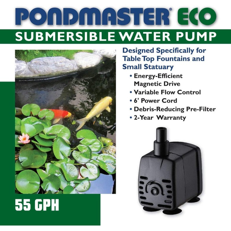 Danner Manufacturing, Inc., Pondmaster Eco 55 GPH Water Pump, 80410