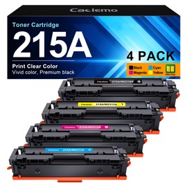 215A Toner Cartridges Replacement for HP 215A 215A Toner Cartridges 4 Pack,Work with HP Color Pro MFP M182nw,MFP M183fw,M182 M183 M155 Printers ( 215A Toner,4P)