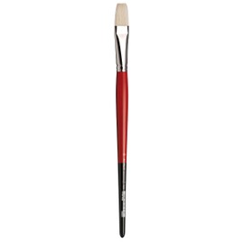 Da Vinci 7023 Series Oil Painting Brush, 20, Bristles, Red, 36.5 x 2.5 x 30 cm