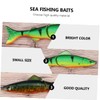 Sosoport 4pcs Fishing Lures Hard Baits for Outdoor Fishing Lightweight
