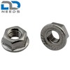 D2D Pack of 10 Flange Nuts with Locking Toothing Size: