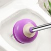 DOITOOL Toilet Plunger Toilet Bowl Cup Rubber Toilet Plunger with