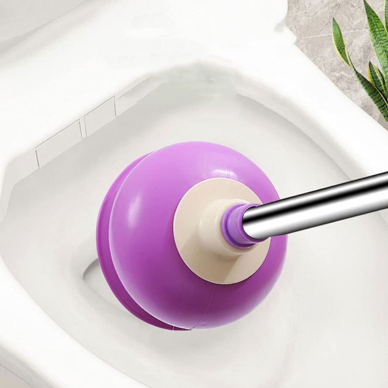 DOITOOL Toilet Plunger Toilet Bowl Cup Rubber Toilet Plunger with