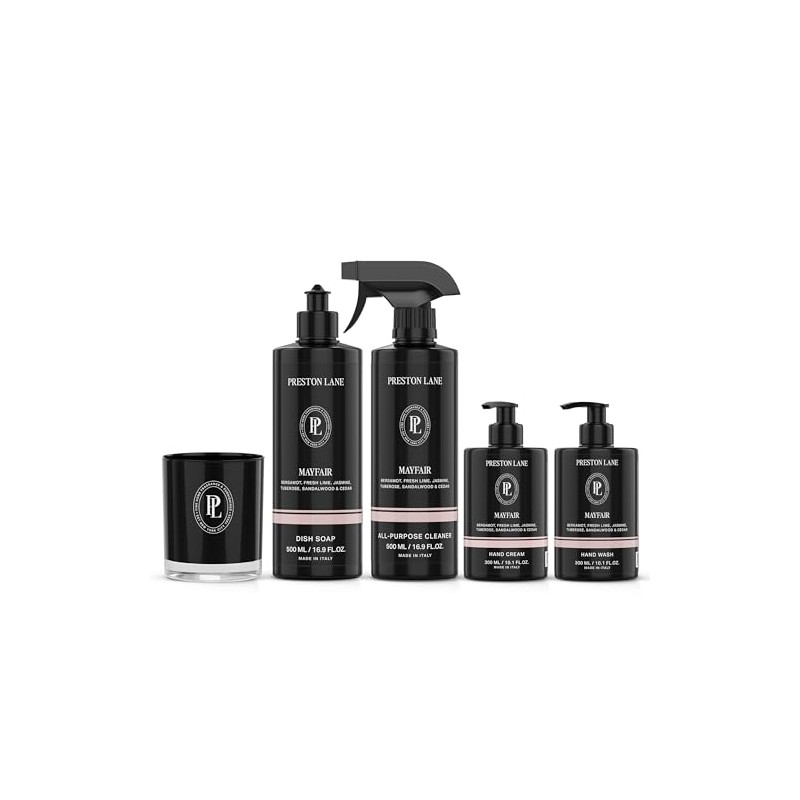 Preston Lane Signature Set, Includes All Purpose Cleaner, Dish Soap,