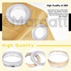 Mardatt 20 Pack Curtain Grommets 1.6 Inch Inner Diameter Silencing