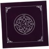 Mikinona Tablecloth for Tarot Cards Non Slip Divination Cloth Eight