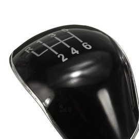 ZYElroy Gear Shift Handle Knob Caps 6 Speed Replacement for Ford Focus MK2 MK3 Fiesta C-max B-max Kuga Transit